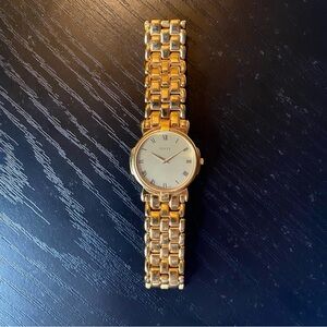 Vintage Gucci 3400M Gold-Tone Quartz Watch — New Battery, Extra Links Included